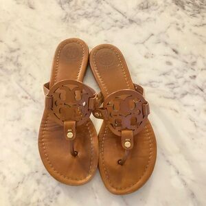 Tory Burch Tan Leather Sandals